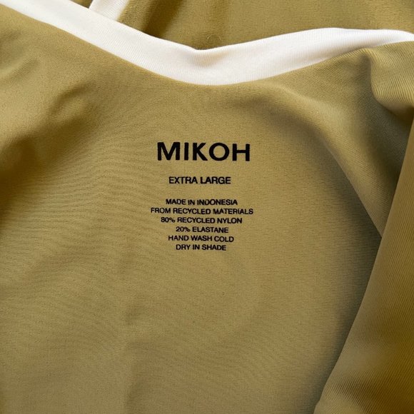 Mikoh Olive Green One Piece Swimsuit - Picture 3 of 3